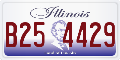 IL license plate B254429