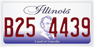 IL license plate B254439