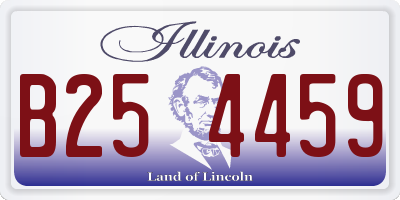 IL license plate B254459