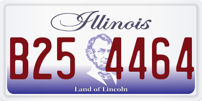 IL license plate B254464