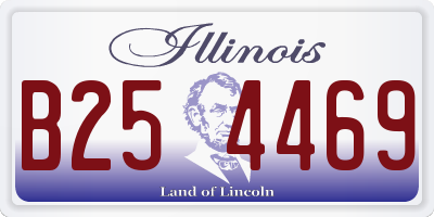 IL license plate B254469