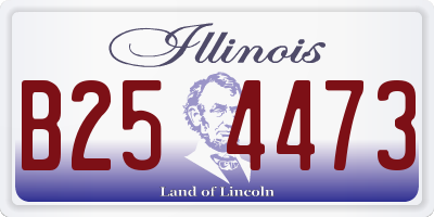 IL license plate B254473