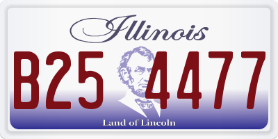IL license plate B254477