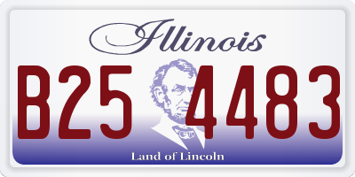 IL license plate B254483
