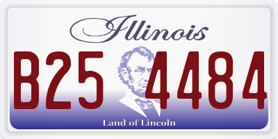 IL license plate B254484