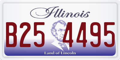 IL license plate B254495