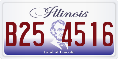IL license plate B254516