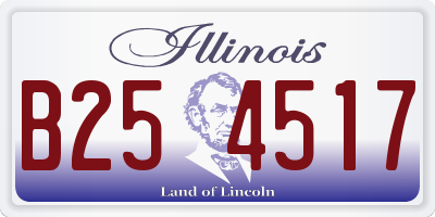 IL license plate B254517