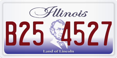 IL license plate B254527