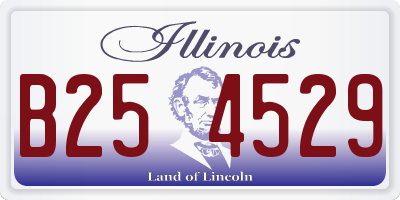 IL license plate B254529