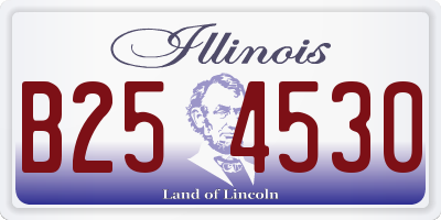 IL license plate B254530