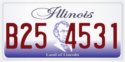 IL license plate B254531