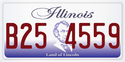 IL license plate B254559