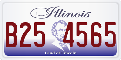 IL license plate B254565