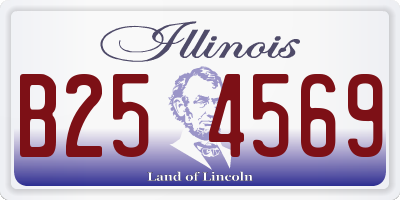 IL license plate B254569