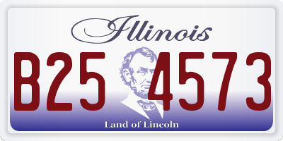 IL license plate B254573