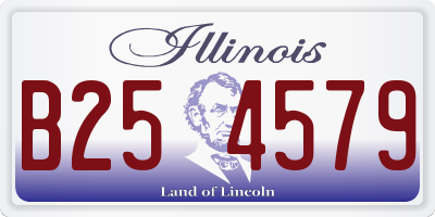IL license plate B254579