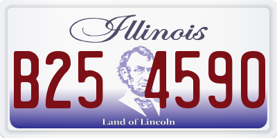 IL license plate B254590