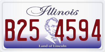 IL license plate B254594