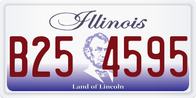 IL license plate B254595