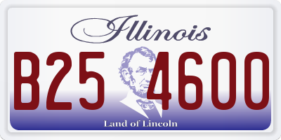IL license plate B254600