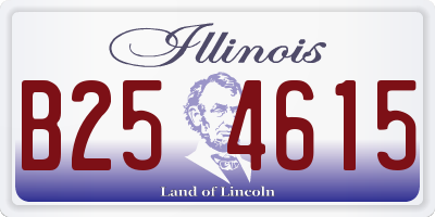 IL license plate B254615