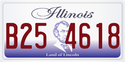 IL license plate B254618
