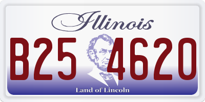 IL license plate B254620