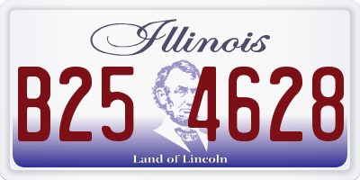 IL license plate B254628