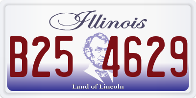 IL license plate B254629