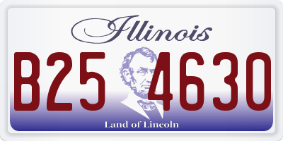 IL license plate B254630
