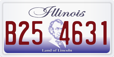 IL license plate B254631