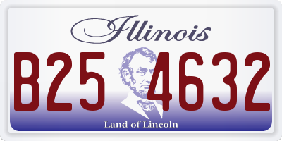 IL license plate B254632