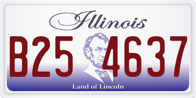 IL license plate B254637