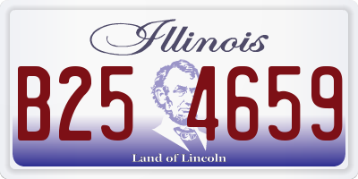 IL license plate B254659