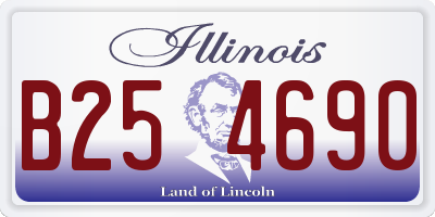 IL license plate B254690