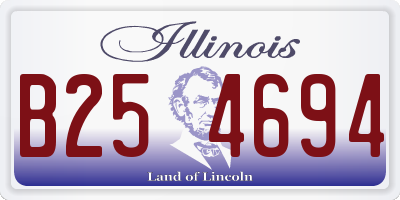 IL license plate B254694