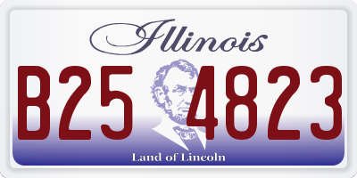 IL license plate B254823