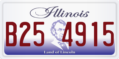 IL license plate B254915