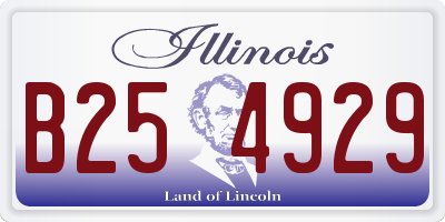 IL license plate B254929