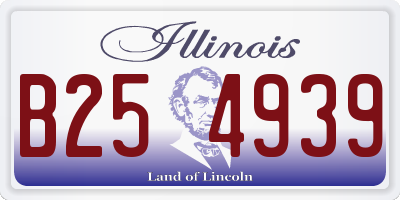 IL license plate B254939