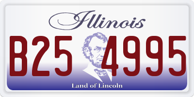 IL license plate B254995