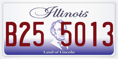IL license plate B255013