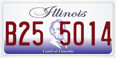 IL license plate B255014