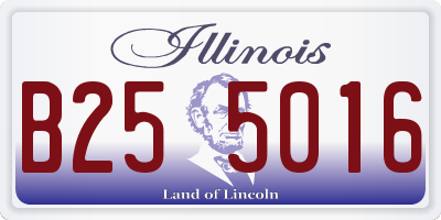 IL license plate B255016