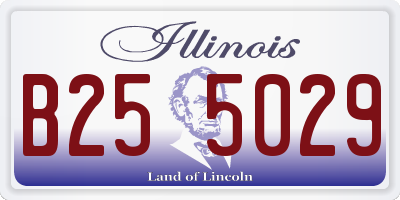 IL license plate B255029