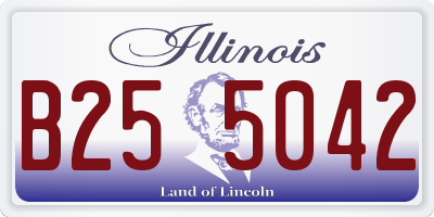 IL license plate B255042