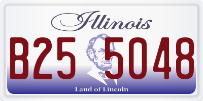 IL license plate B255048