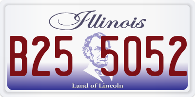 IL license plate B255052