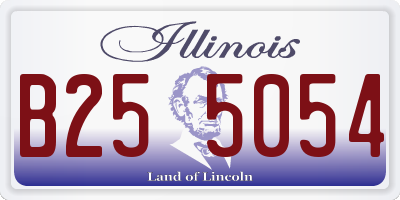 IL license plate B255054